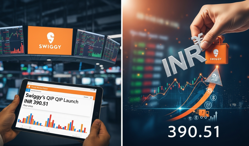Swiggy Launches QIP, Sets Floor Price at INR 390.51 Per Share