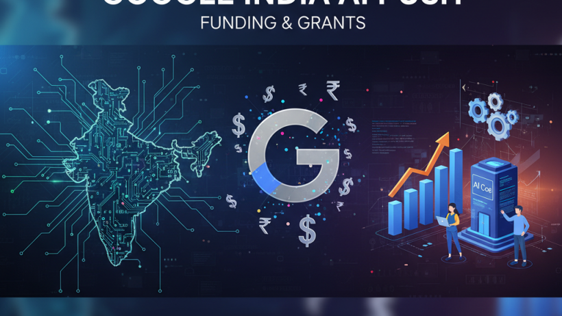 An image representing Google's $8M India AI Push for funding and grants.