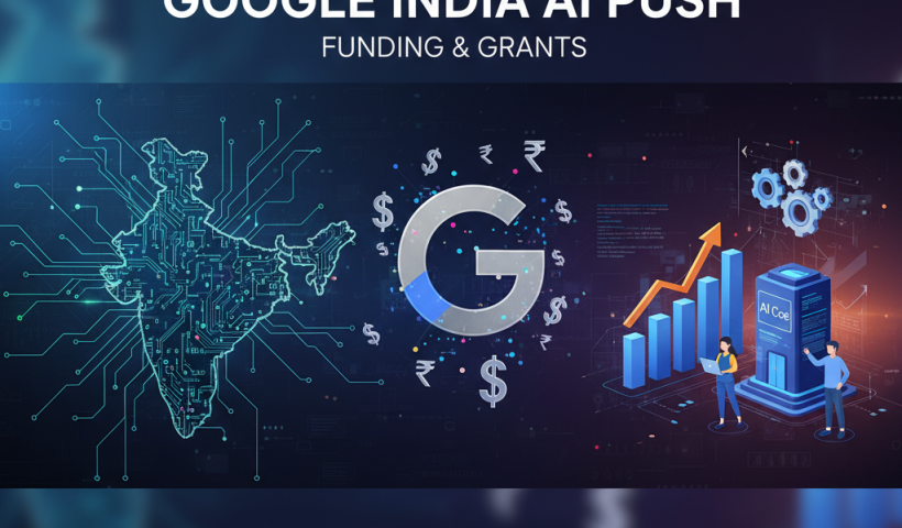 An image representing Google's $8M India AI Push for funding and grants.